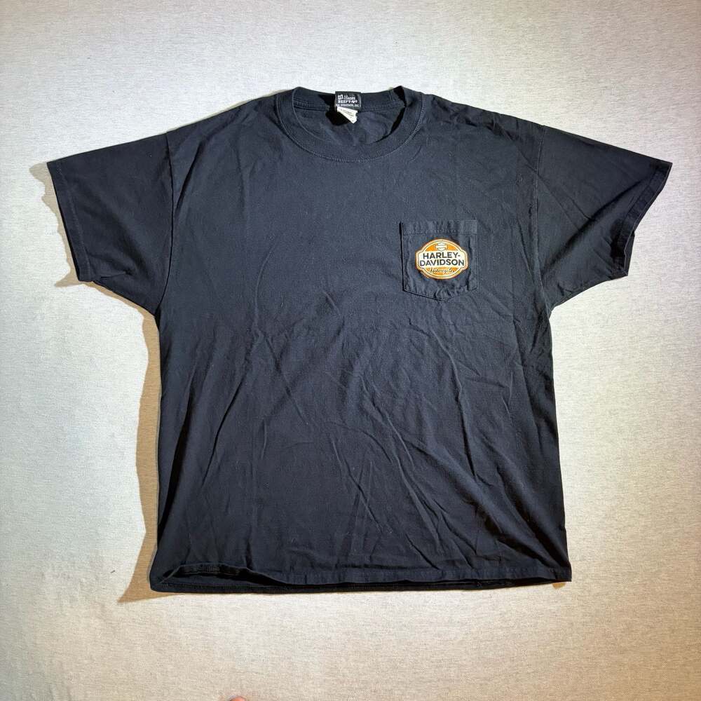 Harley-Davidson Muskegon MI Hot Rod Graphic Pocket T-Shirt XL